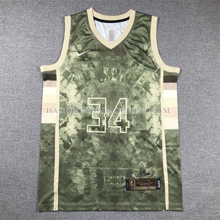 Maillot Milwaukee Bucks Giannis Antetokounmpo NO 34 Select Series 2023 Marron